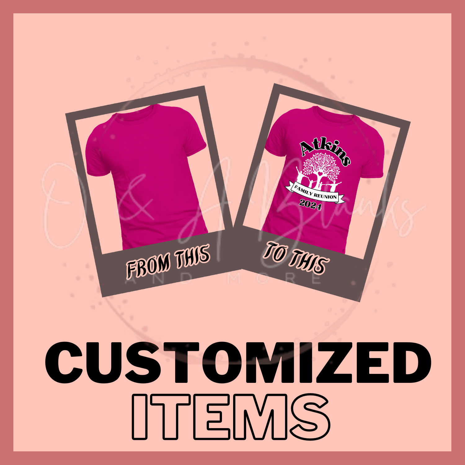 Custom Items O & A Blanks and more