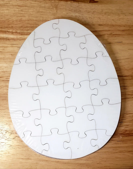 Egg Shaped Sublimation Puzzle
