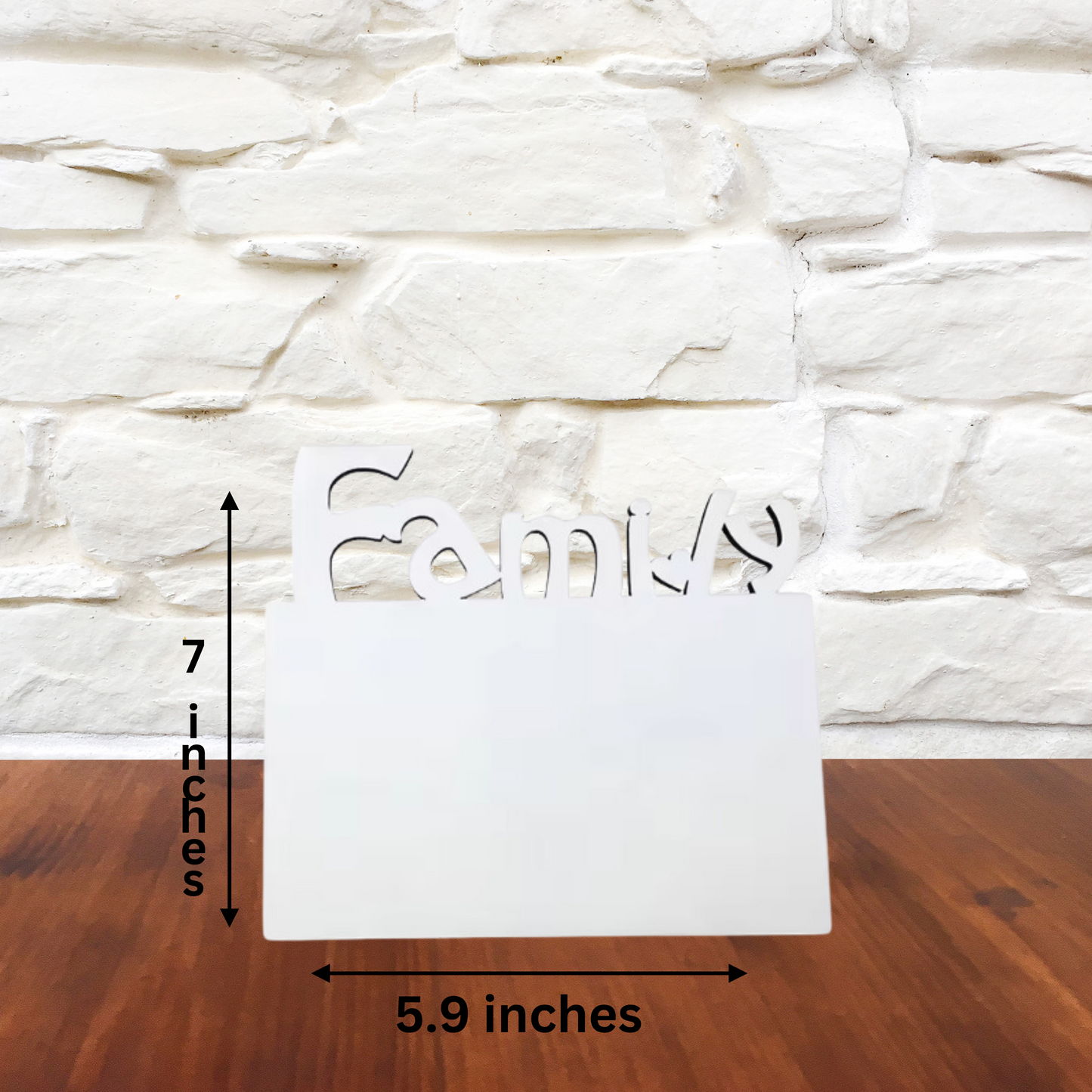 Family Sublimation MDF Photo Frame