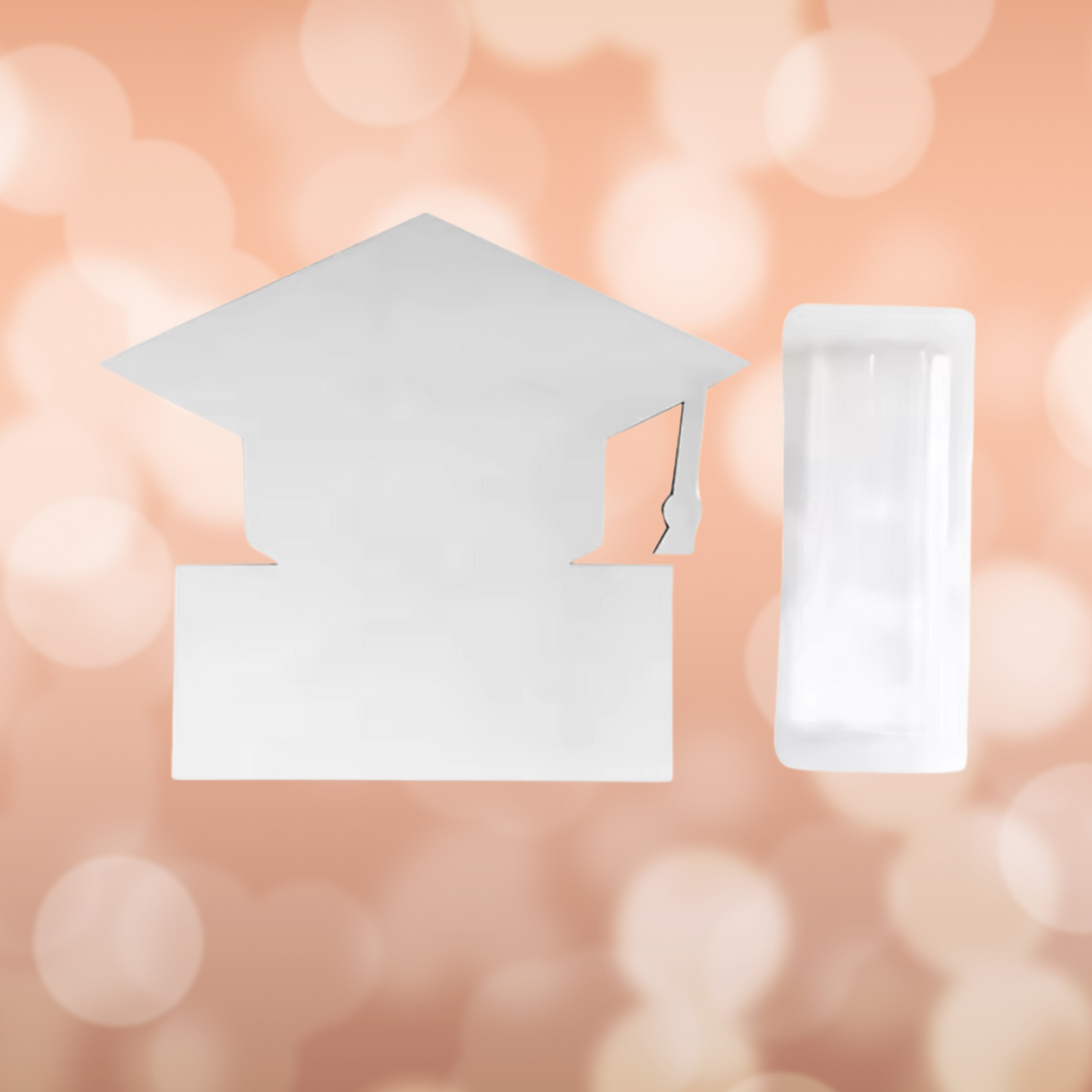 Grad Cap Sublimation Blank Double Sided Money Card Holder(Triple Pack)