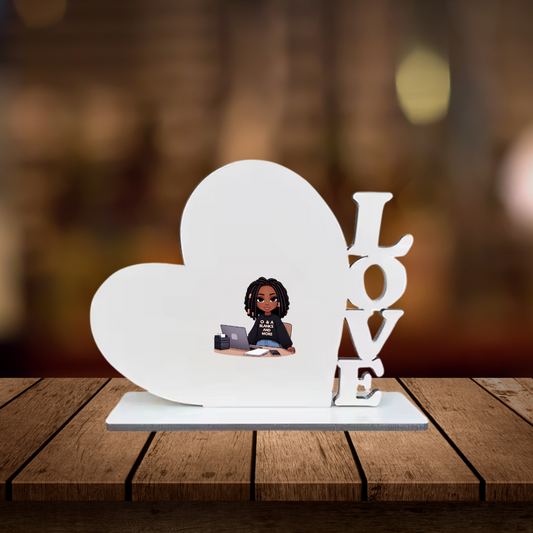 Love Sublimation Photo MDF Frame