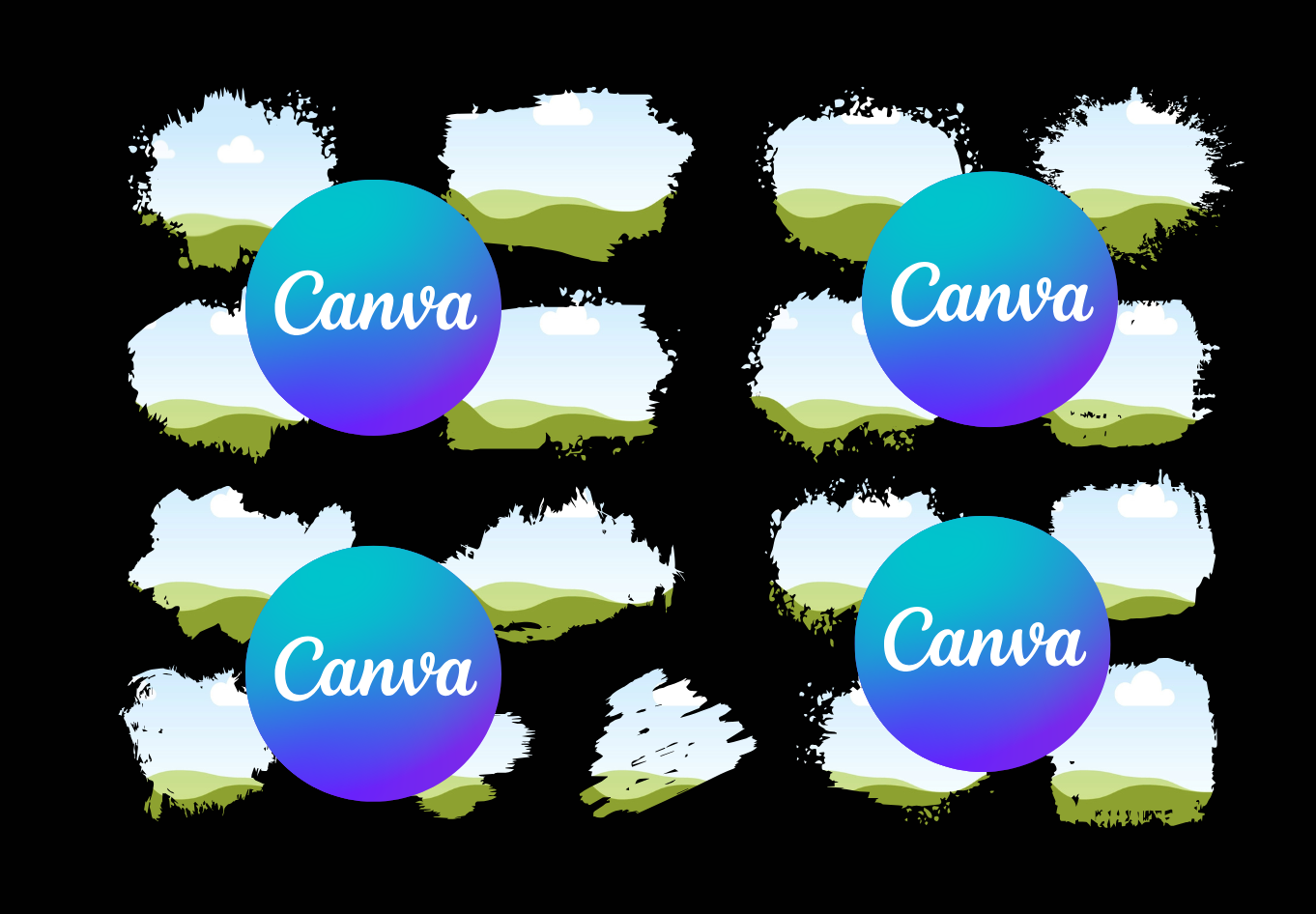 Grunge Design Canva Template