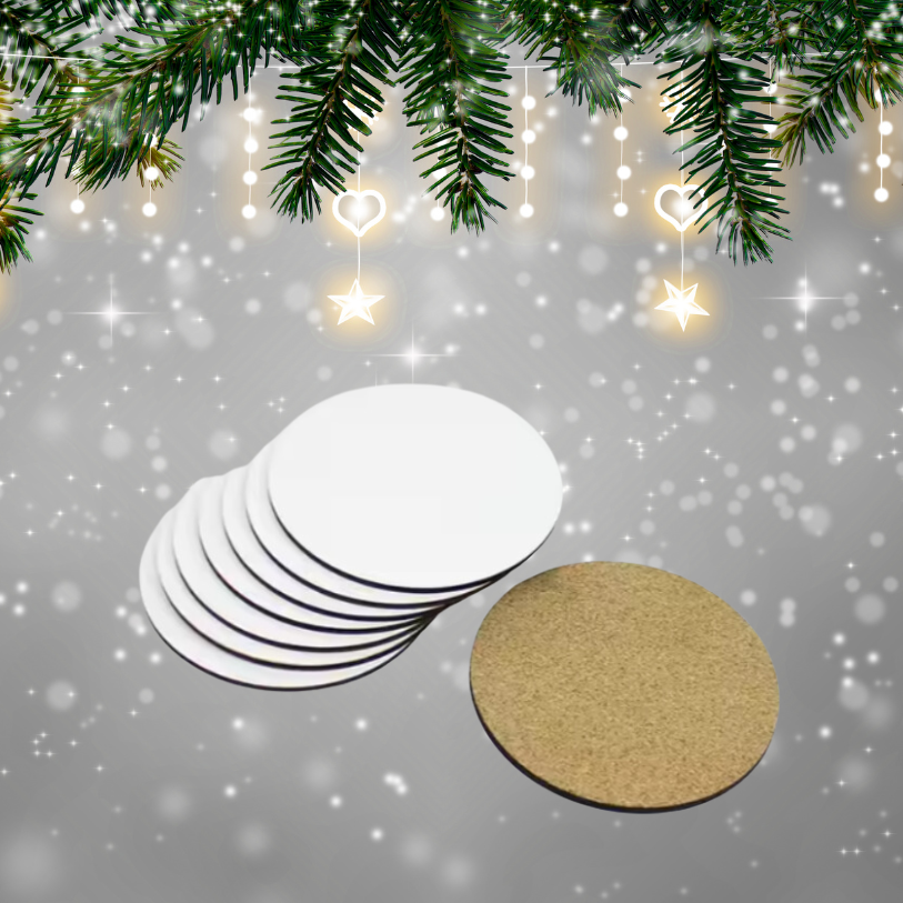 Sublimation MDF Cork Coaster