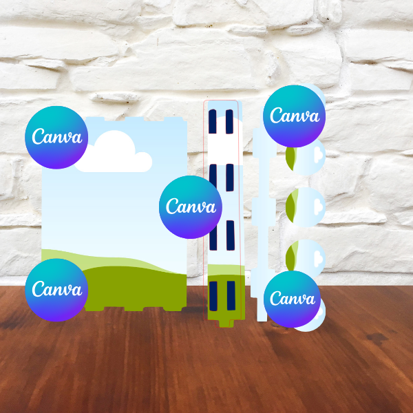 Four in a Row Canva Template