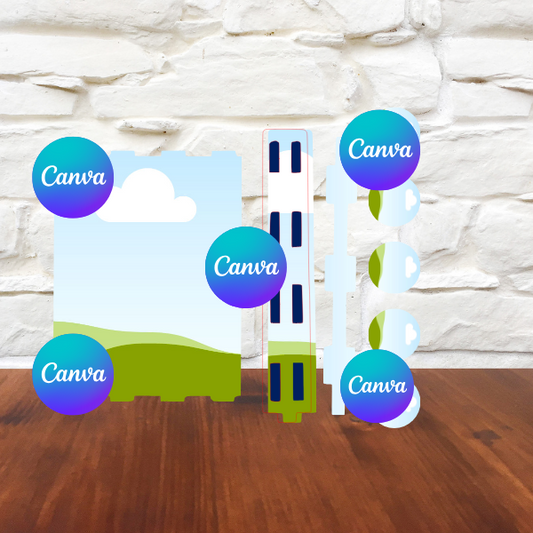 Four in a Row Canva  Template