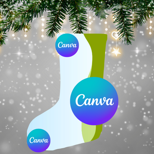 Christmas Stocking Canva  Template
