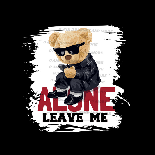 Leave Me Alone Bear PNG