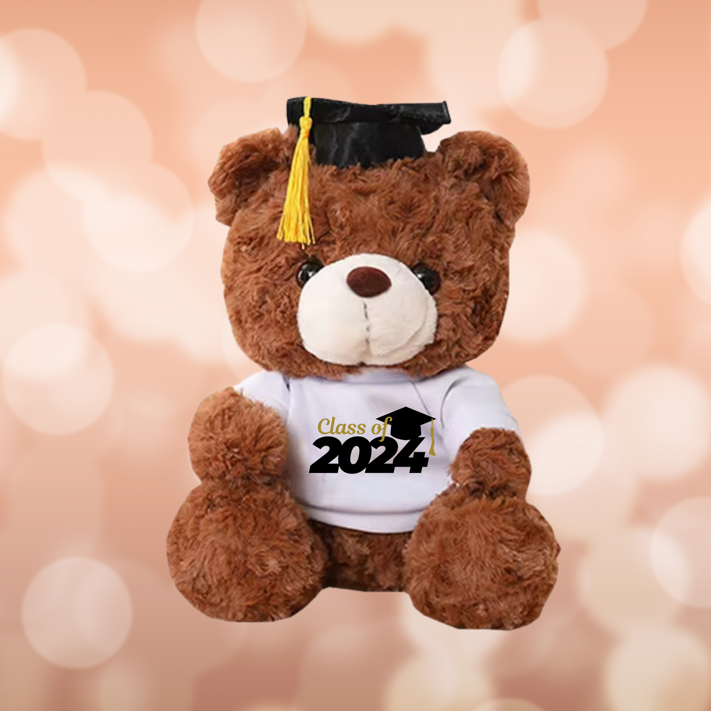 Sublimation Graduation Teddy Bear With Grad Cap