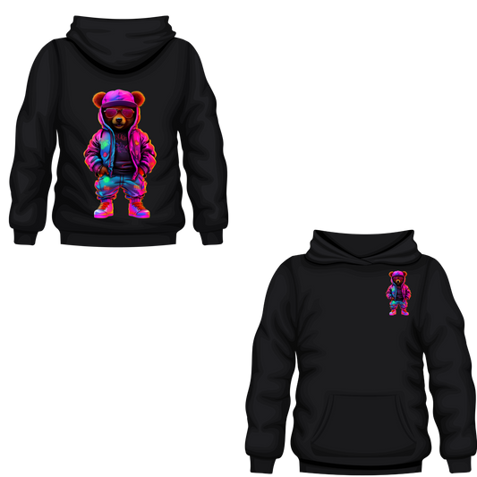 Neon Bear Front and Back(Transfer Only)