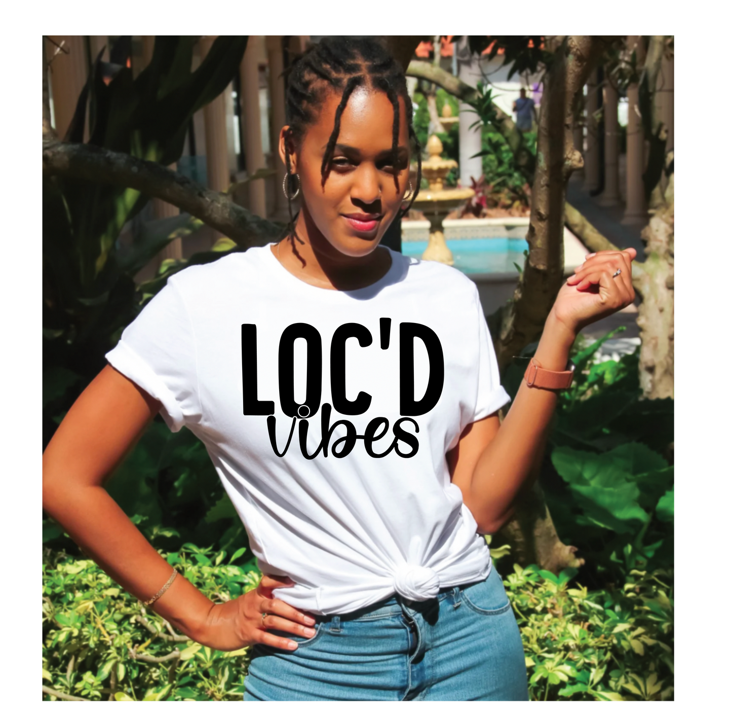 "Loc'd Vibes" Screen Print Transfer