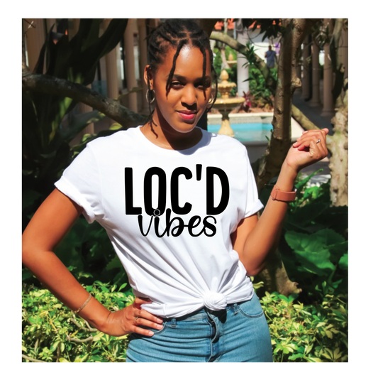 "Loc'd Vibes" Screen Print Transfer