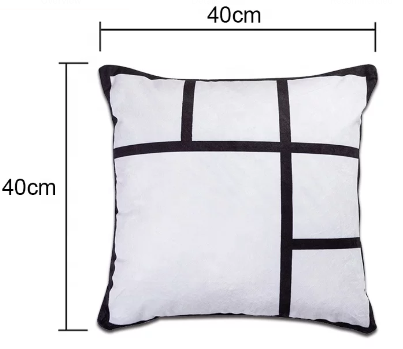 Sublimation 6 Panel Pillow Cover